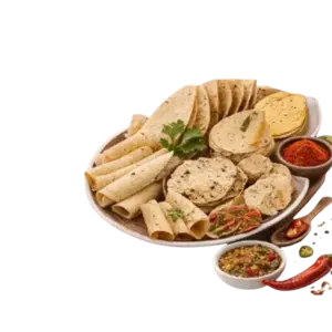 Spicy and tasty masala papad